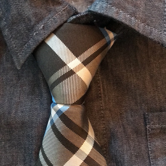 Littlest Prince Couture Button Down Shirt and Tie - Picture 4 of 12